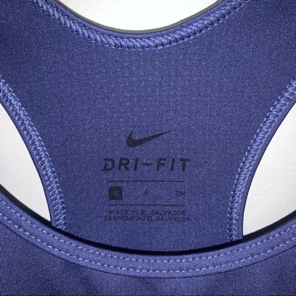 Nike Tank Top Size Small Purple Mint‎ Swoosh Logo Dri-fit Racerback - Picture 5 of 6